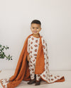 Football Print Quilted Bamboo Blanket - 1.0 Tog