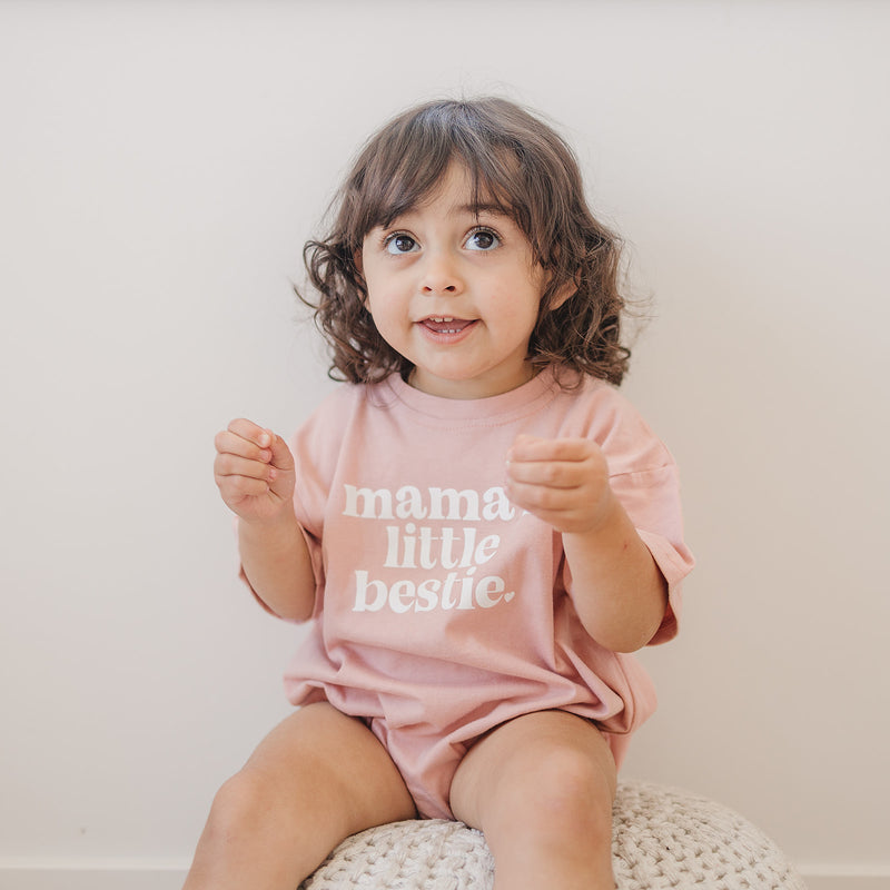 Mama's Little Bestie T-Shirt Romper