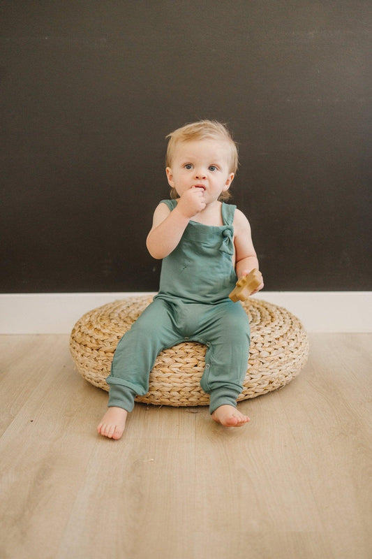 Bamboo Knotted Overalls - more colors - Little Joy Co.