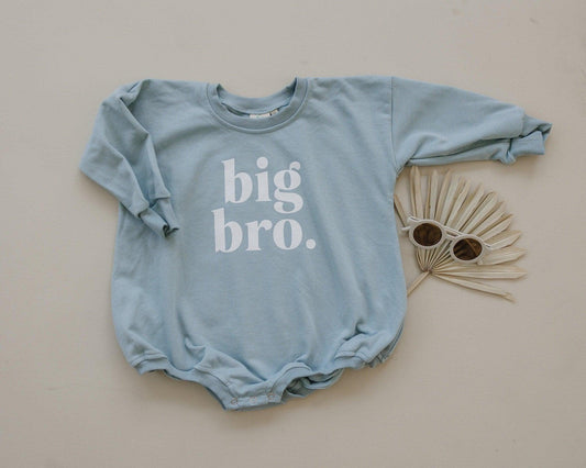 Big Bro Sweatshirt Romper - more colors - Little Joy Co.