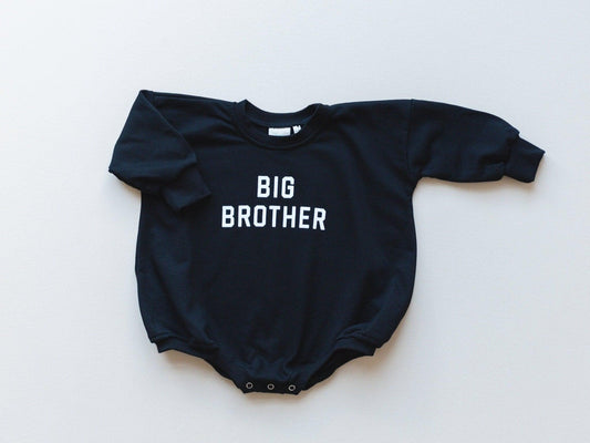 Big Brother Sweatshirt Romper - Little Joy Co.