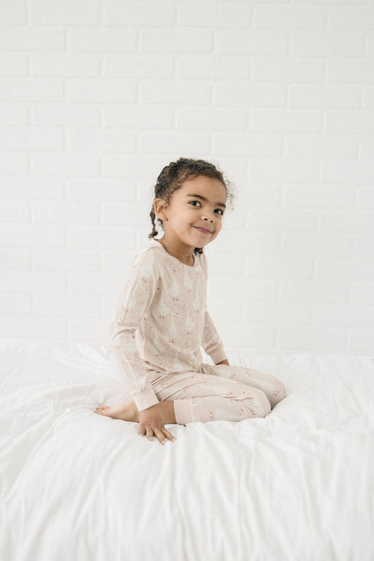 Silly Goose on the Loose 2pc Bamboo Pajama Set - Little Joy Co.