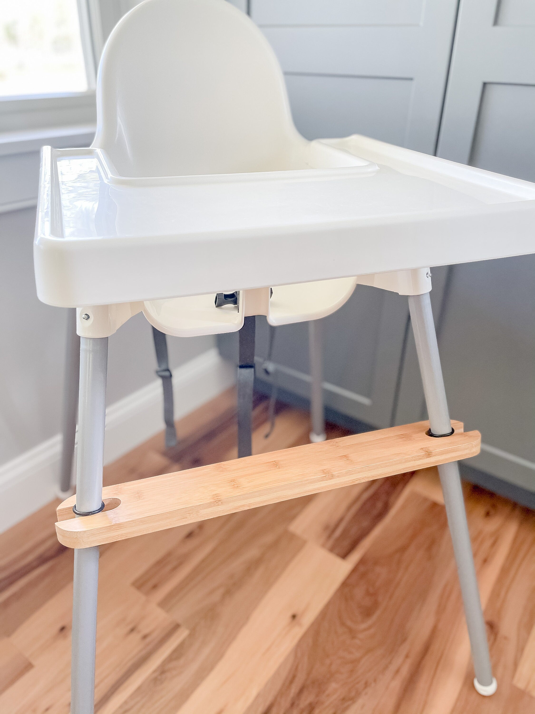 IKEA High Chair Foot Rest - Wood, Perfect for weaning