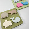 Silicone Animal Puzzle Toy - Toddler Toy - Stacking Toy - Silicone Puzzle - Minimalist Toy - Baby Toy - Baby Shower Gift - Stocking Stuffer