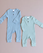 Ribbed Baby Romper - Baby Boy Clothes - Neutral Baby Outfit