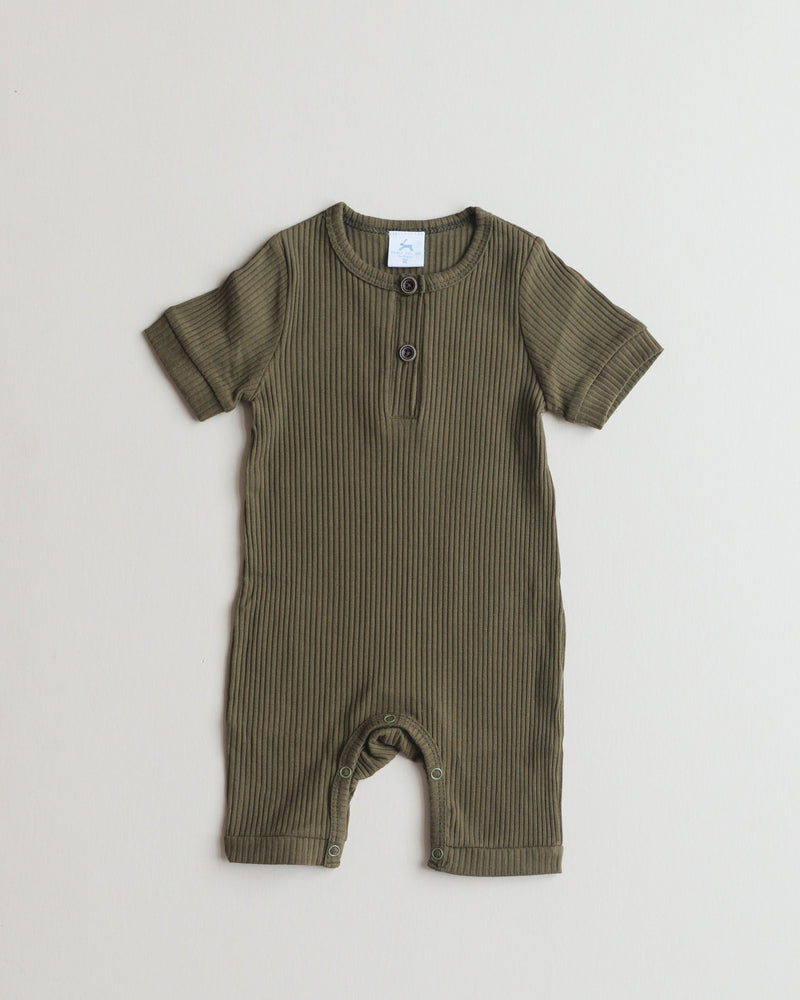 Baby Shortall Romper - Baby Boy Outfit - Summer Baby Outfit - Baby Romper - Baby Clothes Boy - Ribbed Outfit - Ribbed Romper - Baby Clothes