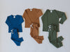 Organic Cotton Ribbed 2pc Set - Shirt & Pants