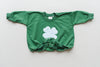 Grunge Shamrock St. Patrick's Day Graphic Oversized Sweatshirt Romper - Distressed Sweatshirt Bubble Romper - Baby Boy Clothes - St Patty's