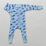 Whale of a Time Bamboo Zippy Romper
