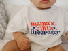 Mama's Little Firecracker 4th of July Graphic Oversized T-Shirt Romper - Baby Boy Bubble Romper - 4th of July Outfit - Baby Girl Outfit Tee