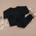 Embroidered Bamboo Jogger Set
