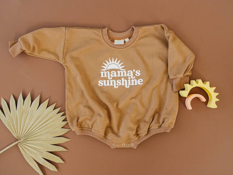 Mama's Sunshine Oversized Sweatshirt Romper