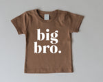 BIG BRO Organic Cotton T-Shirt - Baby Boy Shirt - Toddler Outfit - Big Brother Shirt - Big Brother Outfit - Pregnancy Announcement Shirt Top