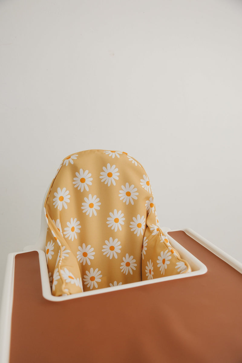 Yellow Daisy Cushion Cover for the IKEA Antilop Highchair - Flower Wipeable IKEA Antilop Cushion Cover with Inflatable Cushion Insert - Fall