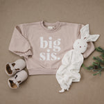BIG SIS Graphic Crewneck Sweatshirt - Big Sister Sweatshirt - Baby Toddler Girl Clothes - Big Sister Sweatshirt Shirt Outfit Top