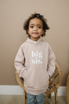 BIG SIS Graphic Hoodie Sweatshirt - Big Sister Hooded Sweatshirt - Baby Toddler Girl Clothes - Big Sister Sweatshirt Shirt Outfit Top