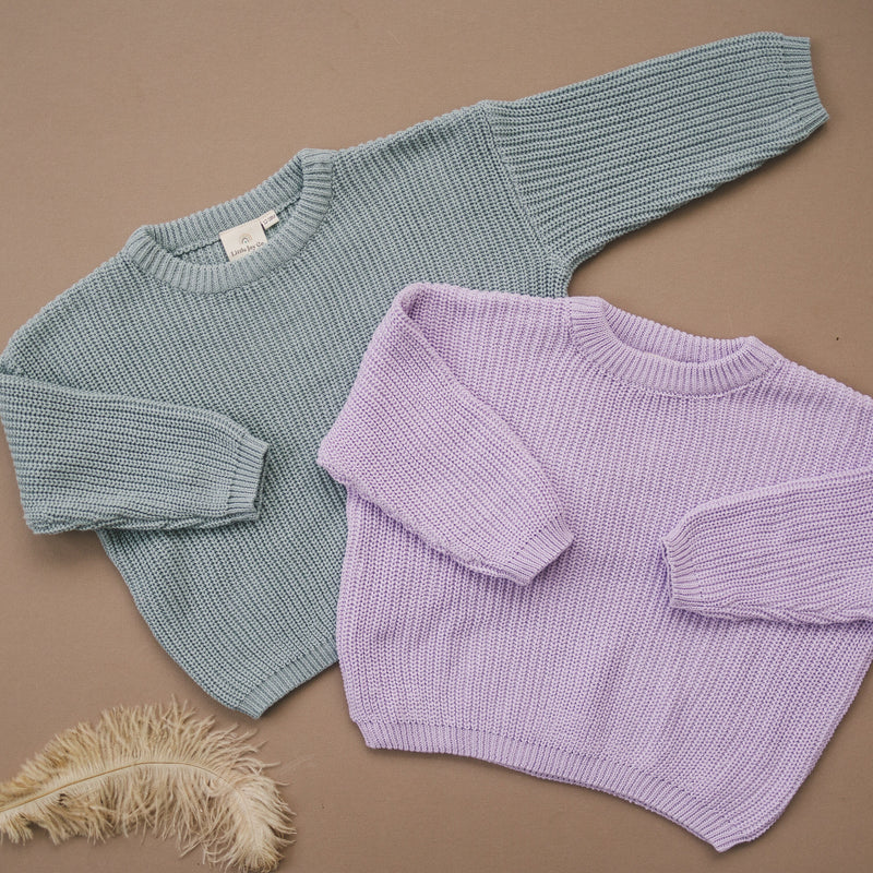 Oversized Chunky Knit Sweater - more colors